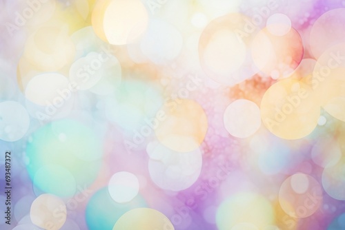 Pastel Dreams: Abstract Background Wallpaper with Colorful Bokeh Texture