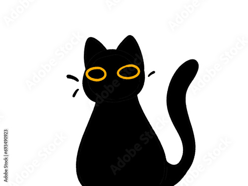 Fototapeta Naklejka Na Ścianę i Meble -  black cat