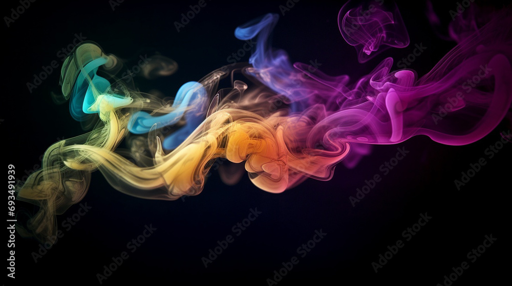 abstract art color palette 3D high resolution . selective focus . Generative AI, abstract art color palette 3D high resolution . selective focus . Generative AI,