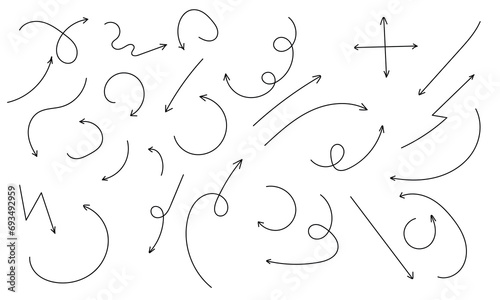 hand drawn arrow