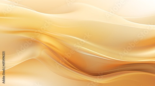 Bright abstract liquid golden gradient. The image is wrinkle-free, highly detailed, with extremely smooth, glass-like textures and backdrop. Copy paste area for text
