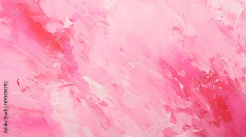 Hot Pink Splattered Paint on Canvas. Creative Presentation Background
