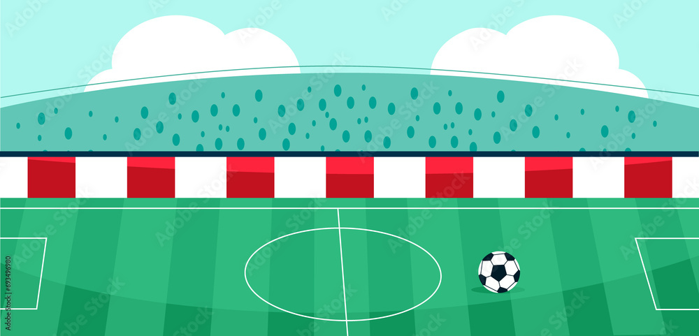 Football competition illustration