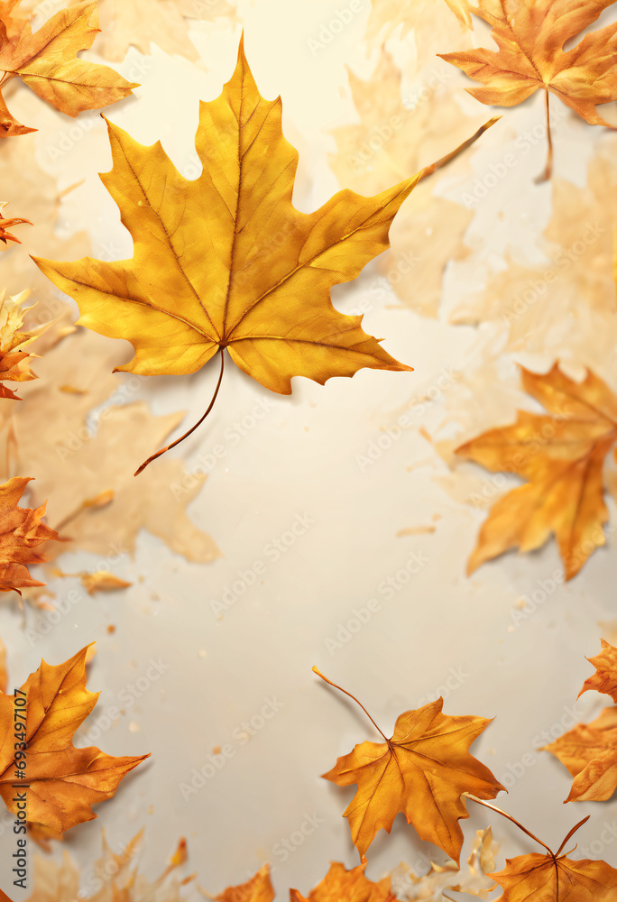 Fototapeta premium autumn leaves background