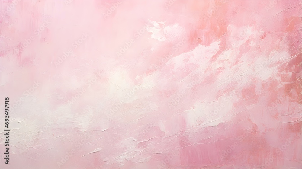 Light Pink Splattered Paint on Canvas. Creative Presentation Background