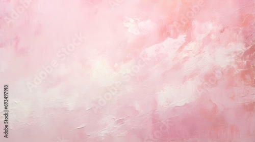 Light Pink Splattered Paint on Canvas. Creative Presentation Background