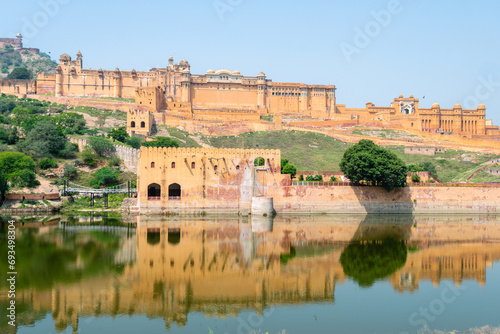 views of amber fort in jaipur, india photo