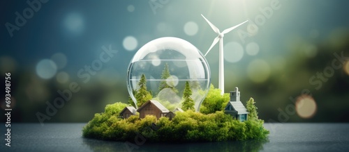 Environmentally friendly solutions that reduce carbon emissions and promote sustainability, alternative energy sources, and innovative technologies to protect the future of our economy and the planet. photo