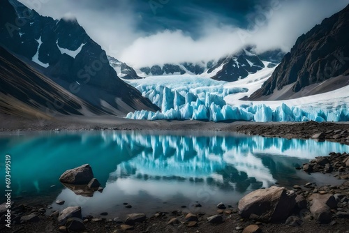   stunning  view to the glacier.