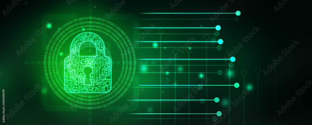 2d illustration Safety concept: Closed Padlock on digital background 2d illustration Safety concept: Closed Padlock on digital background