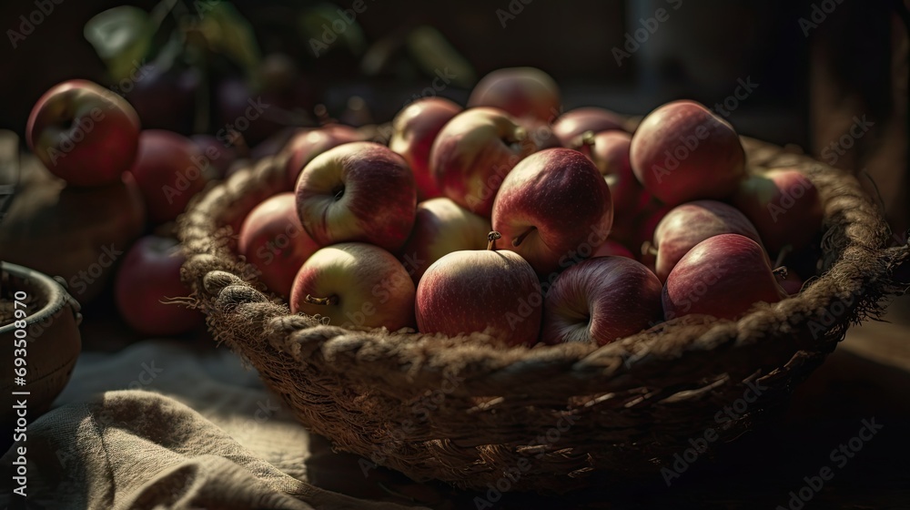 Illustration of various 3D apples with various designs Illustration of various 3D apples with various designs