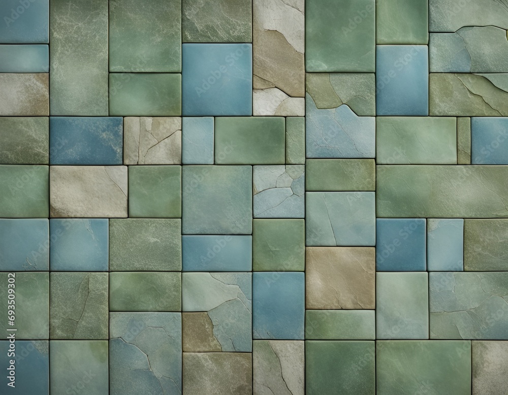 blue and green stone tile blue and green stone tile