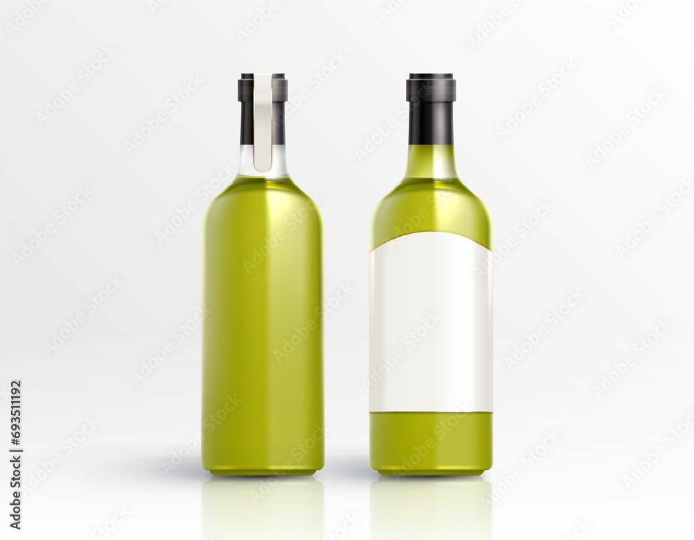 Realistic oilve oil mockup Realistic oilve oil mockup