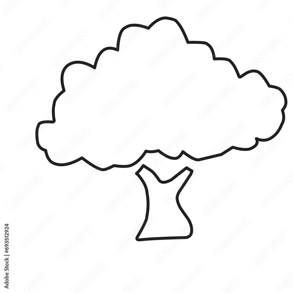 Trees Icon Line Trees Icon Line