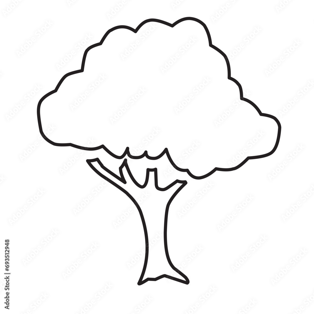 Trees Icon Line Trees Icon Line