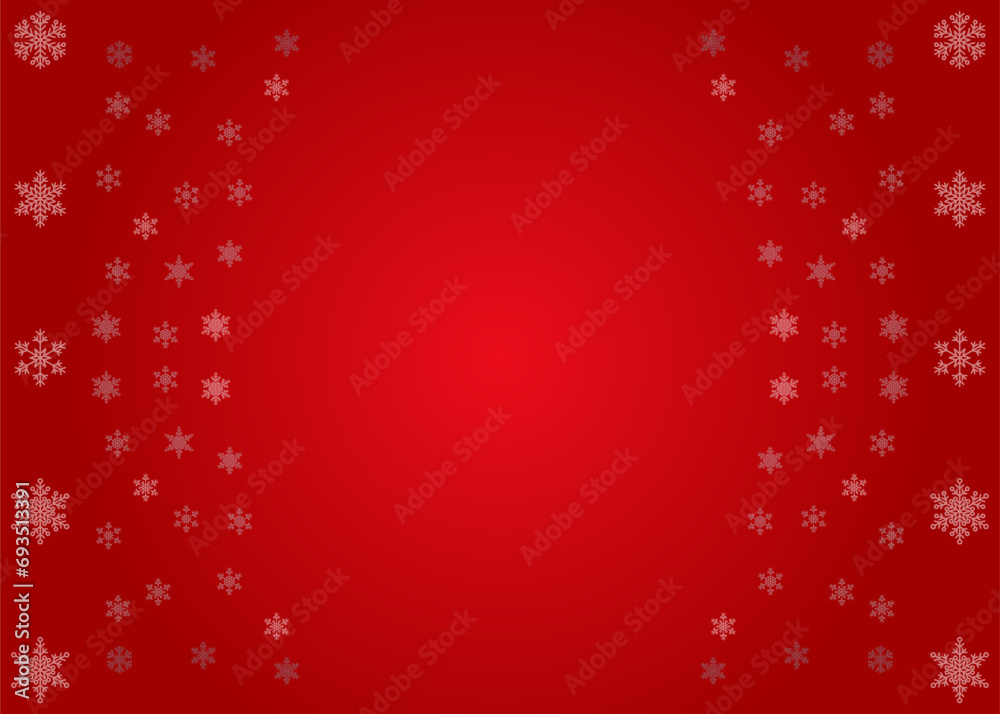 merry christmas red background illustration