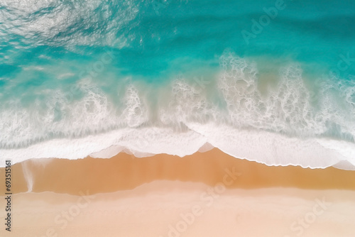 sea landscape beach top view aerial image from drone of stunning beautiful with turquoise water