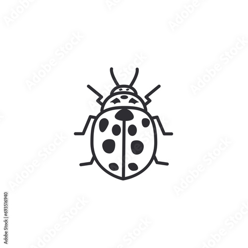 Bug, beetle, ladybug icon © mualtry003