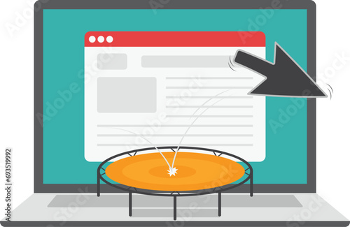 Paid media or pay per click advertising, marketing campaign pay for online ads for users to visit website concept, businessman marketer push money coin into mouse pointer to click to website.

