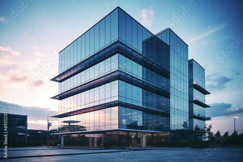 Modern business office building