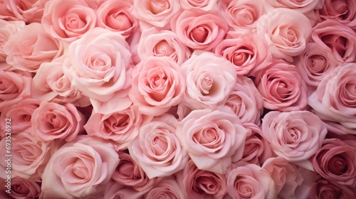 Roses stock photo close up pink rose flowers stock photo  in the style of pastel palette