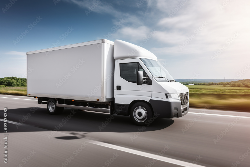 real photo of a white cargo van with a white blank empty trailer for ad on a farm road. driving in motion.. --ar 3:2 --style raw --v 5.2 Job ID: 37affa28-d895-4235-8627-9d04b1e0b5f9 real photo of a white cargo van with a white blank empty trailer for ad on a farm road. driving in motion.. --ar 3:2 --style raw --v 5.2 Job ID: 37affa28-d895-4235-8627-9d04b1e0b5f9