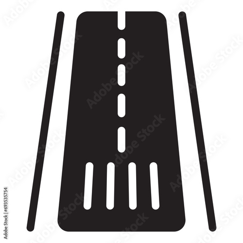 runway glyph icon