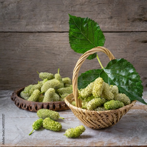 indian mulberry or setu fruits