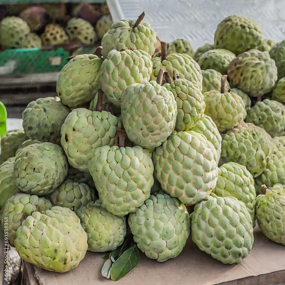 Healthy Fruits Sitafal or custard apple Healthy Fruits Sitafal or custard apple