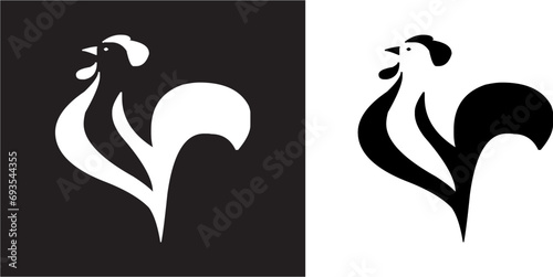 Illustration vector graphics of cock icon