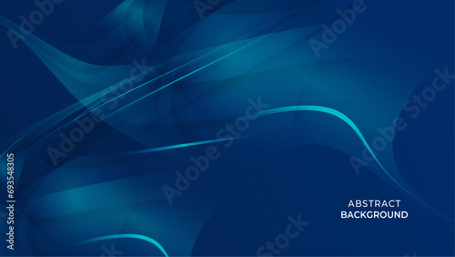 Abstract deep blue background vector