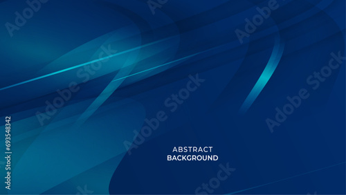 Abstract deep blue background vector