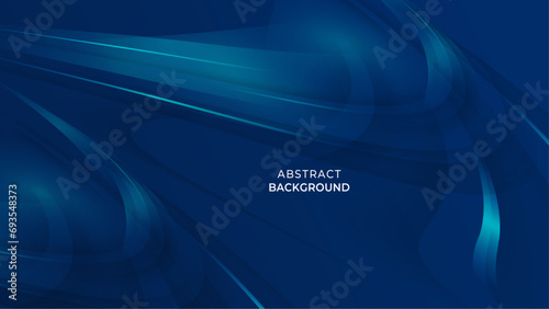 Abstract deep blue background vector photo