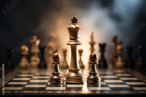 King’s Dominance on the Chess Board
