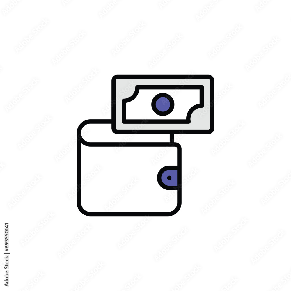 Money icon design with white background stock illustration Money icon design with white background stock illustration