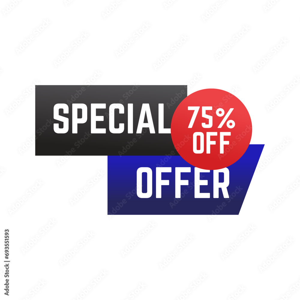 Fototapeta premium Super sale business concept design on white background, Eps 10 vector illustration