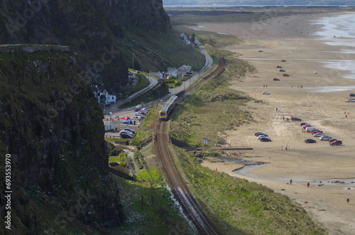 Railways in Northern Ireland: Downhill, County Londonderry, Northern Ireland, United Kingdom 