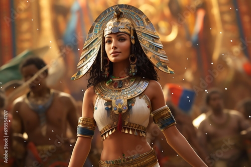Vibrant Belly Dancer in Egypt, Traditional Elegance with Modern Flair, Egyptian dancer. traditional egyptian dancer.
