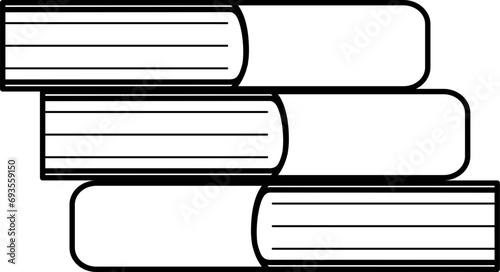 Books Lineart