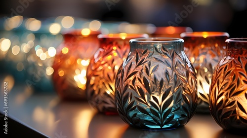 christmas decoration with candles © momina