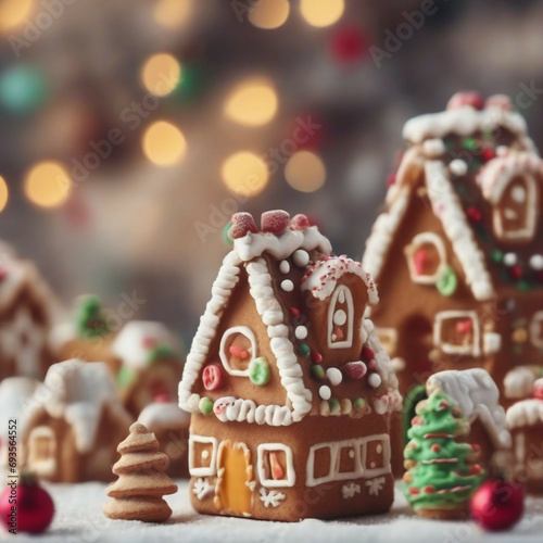 christmas gingerbread house, generative AI