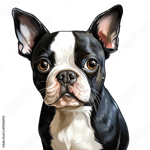 Boston Terrier dog © GraphicGrove