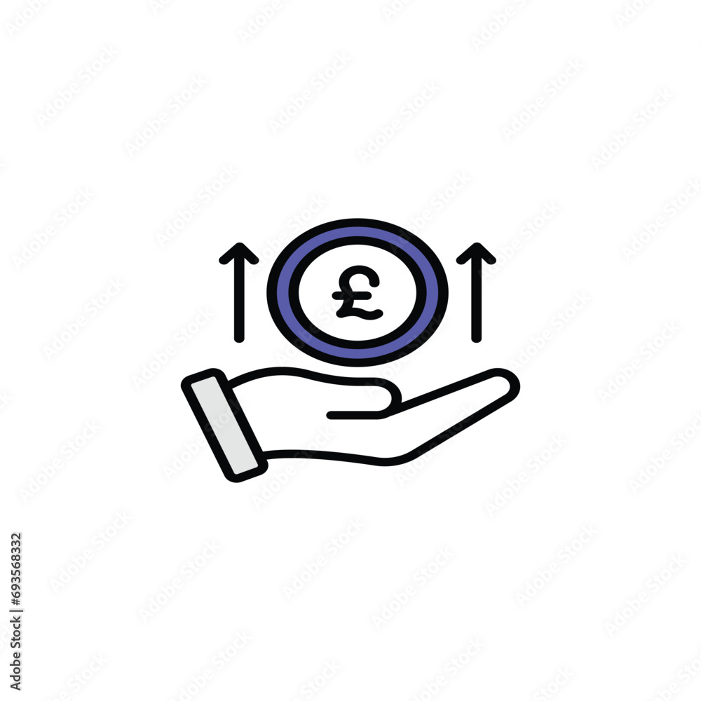 Sales Expert icon design with white background stock illustration Sales Expert icon design with white background stock illustration