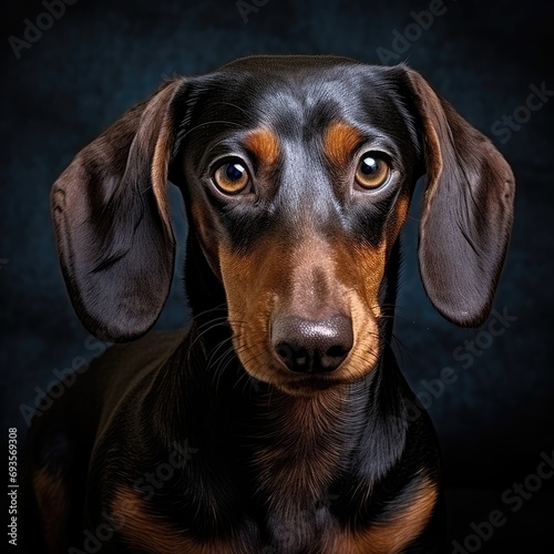 portrait of a dachshund © Suzy