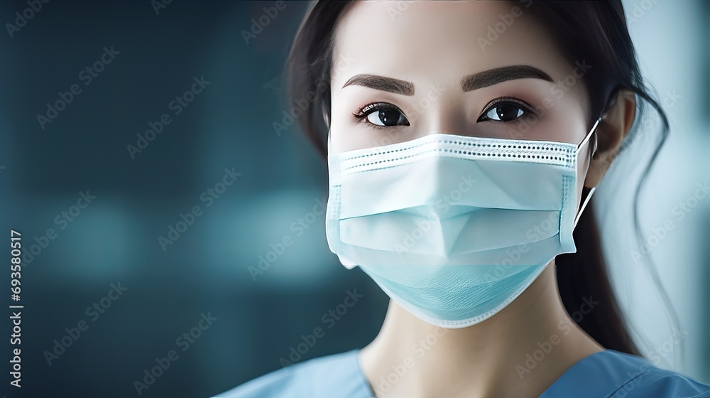 Healthcare workers in scrubs smiling with optimism are part of the covid-19 pandemic. Healthcare workers in scrubs smiling with optimism are part of the covid-19 pandemic.