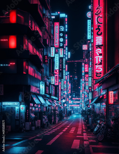 The City of Technology- Neon Night of Japan