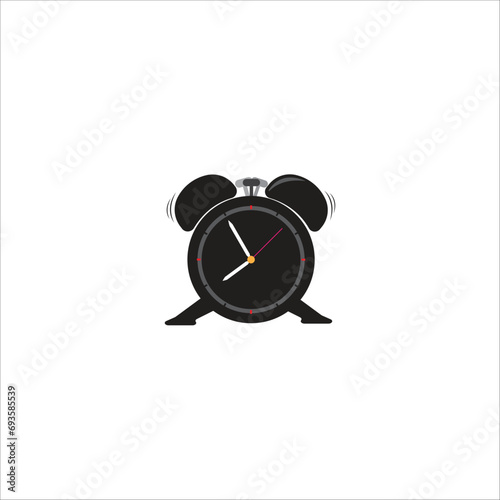 Alarm clock vector design 