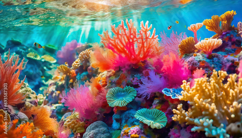 Colorful Coral Reef  Exploring the Vibrant Underwater Ecosystem