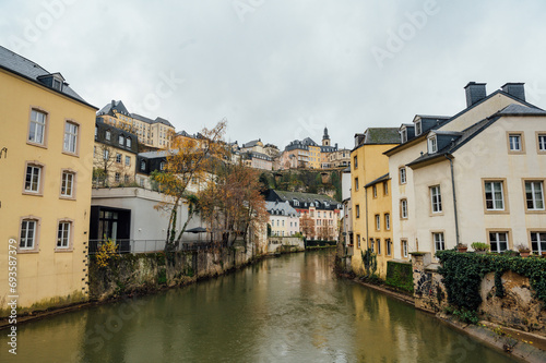 Luxembourg city. Old beautifull european city. 