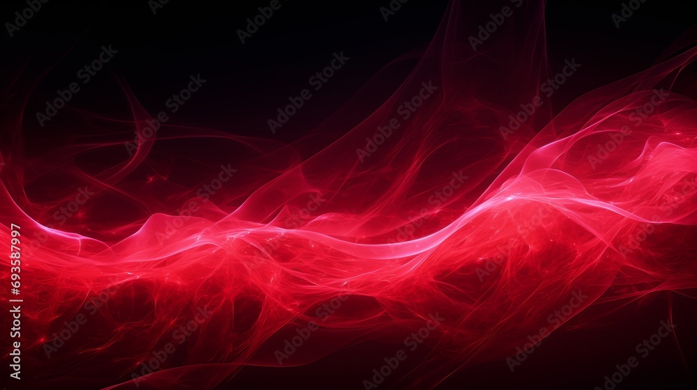 abstract red background with smoke